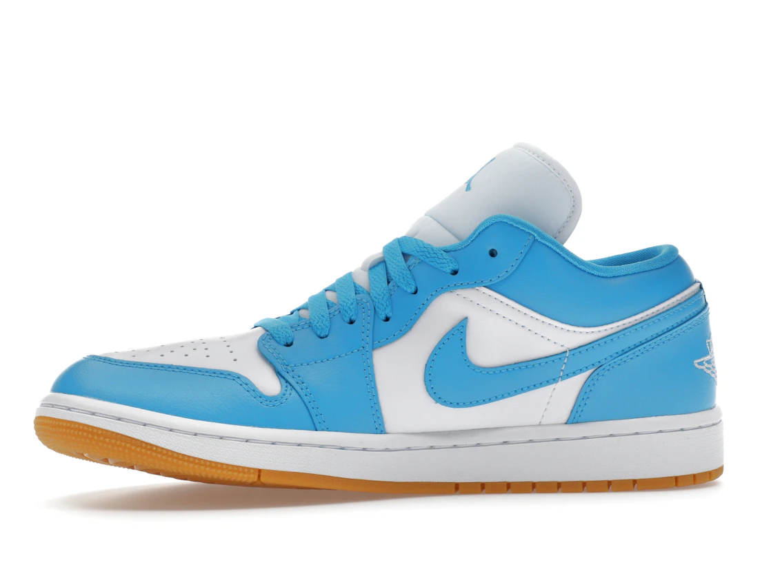 Jordan 1 Low White Gum Light Brown Dark Powder Blue (W)