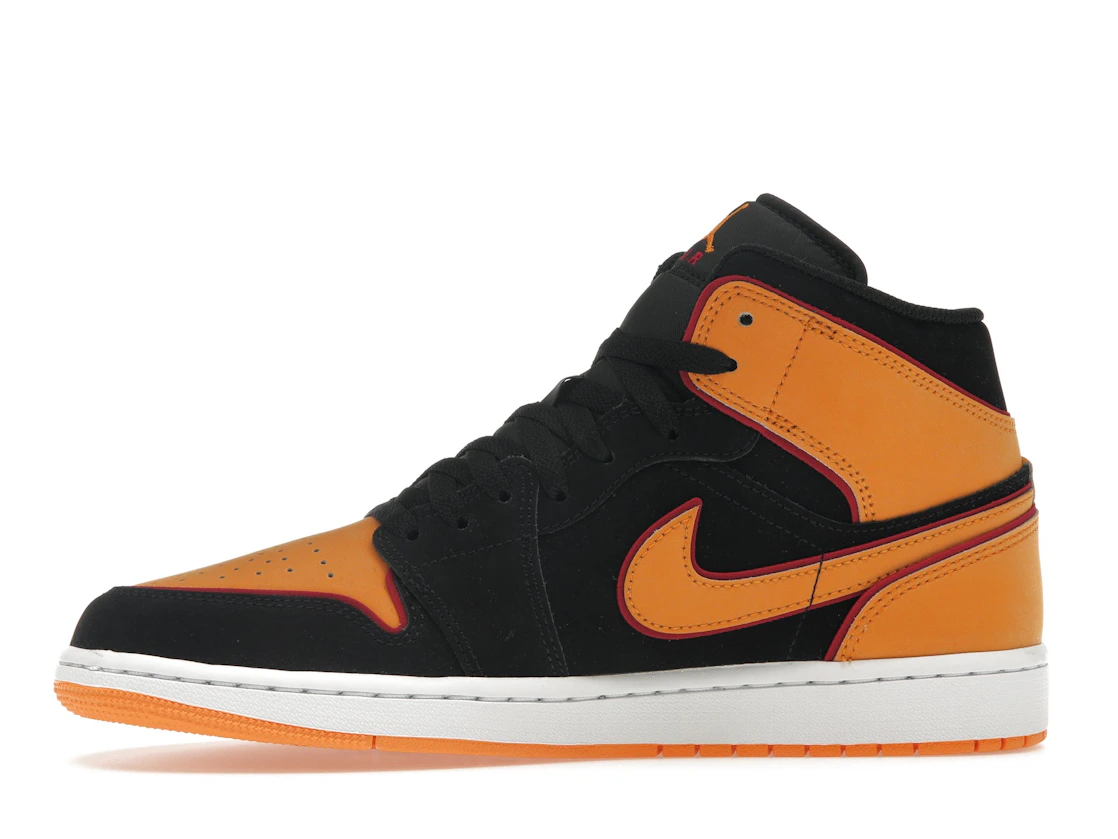Jordan 1 Mid Fat Tongue Black Orange
