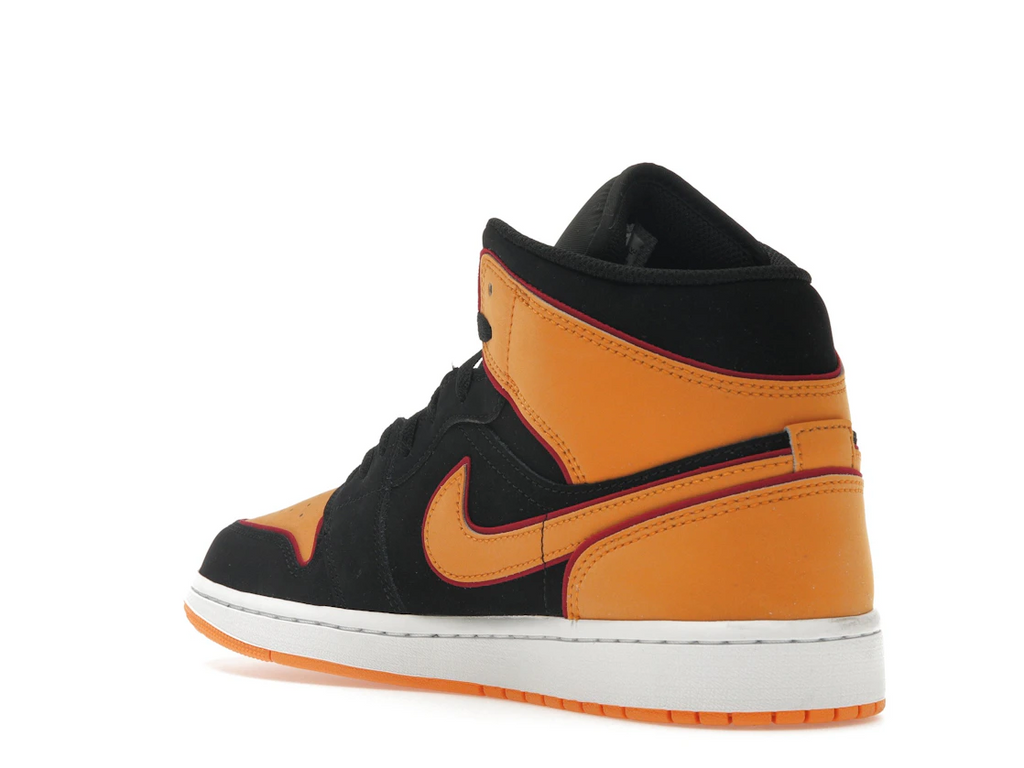 Jordan 1 Mid Fat Tongue Black Orange