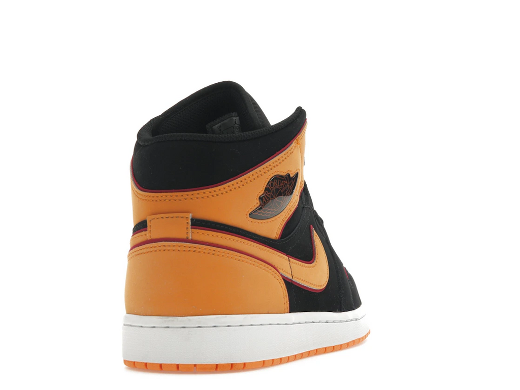 Jordan 1 Mid Fat Tongue Black Orange