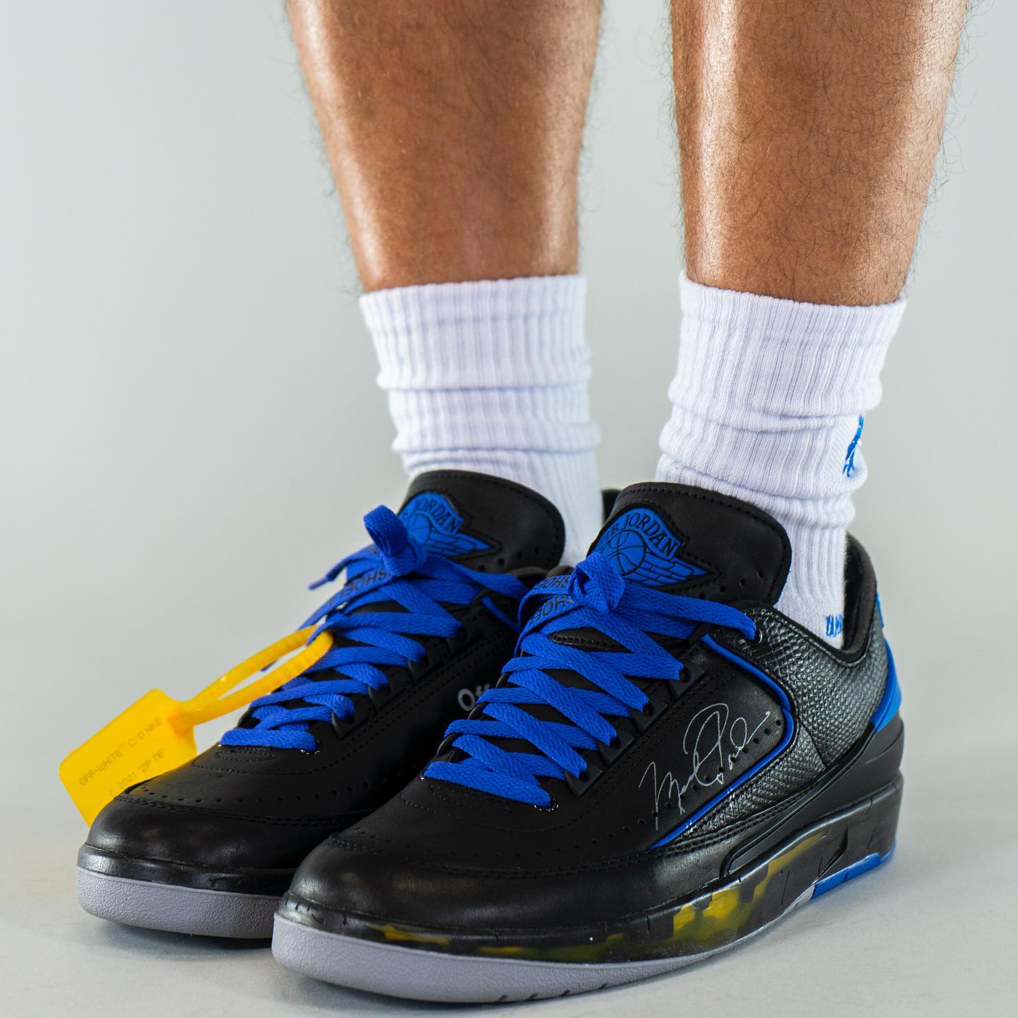 Jordan 2 Retro Low SP Off-White Black Blue
