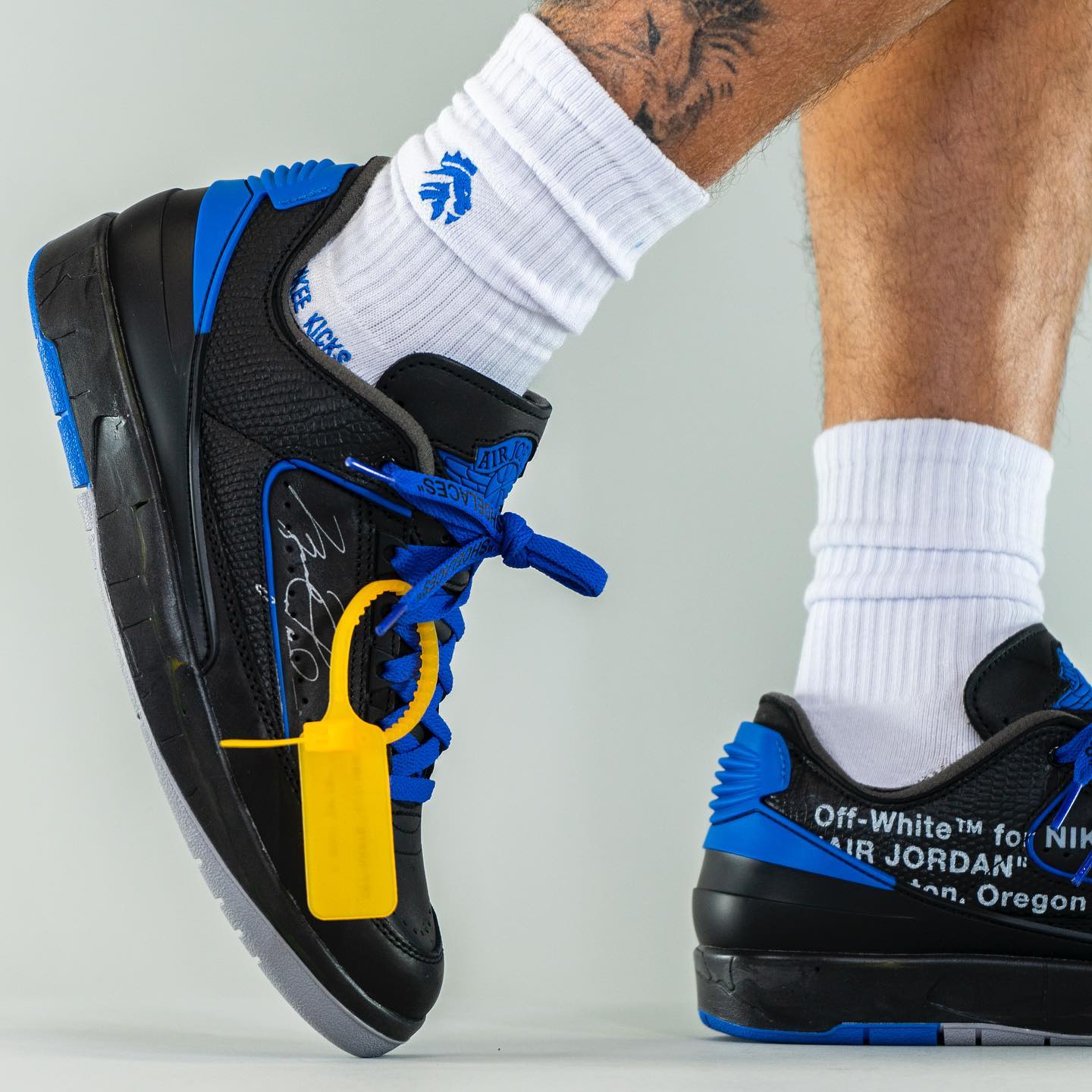 Jordan 2 Retro Low SP Off-White Black Blue