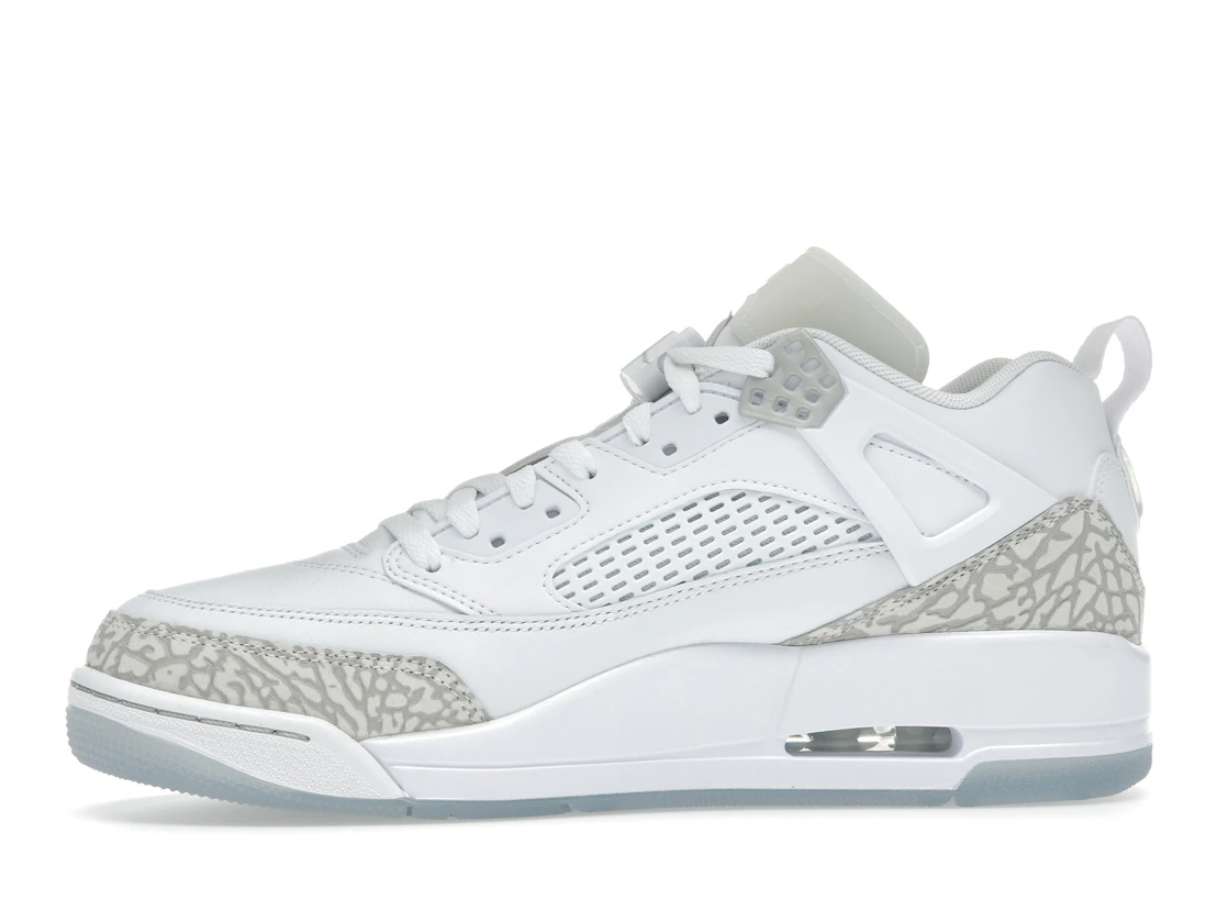 Jordan Spizike Low White Metallic Silver Barely Blue Neutral Grey