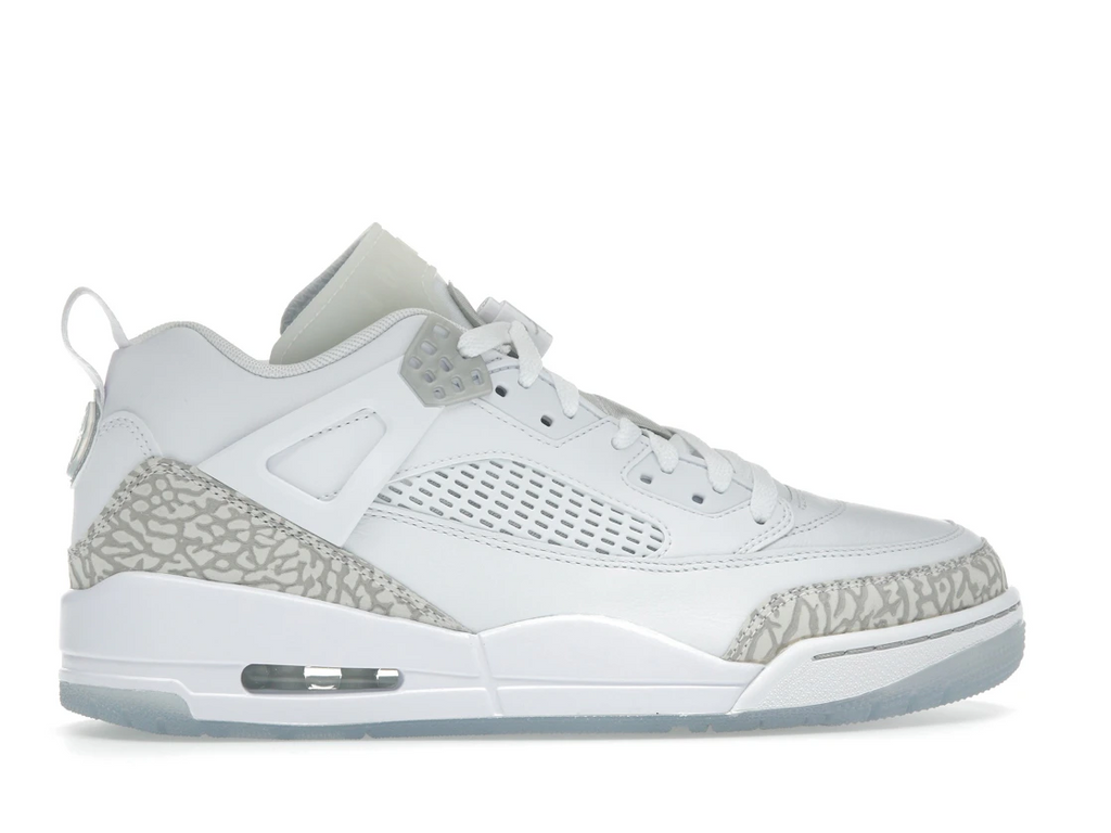 Jordan Spizike Low White Metallic Silver Barely Blue Neutral Grey