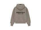 Fear of God Essentials S25 Zip-Up Hoodie Homestead Heather