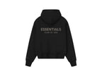 Fear of God Essentials Classic S25 Zip-Up Hoodie Glossy Jet Black