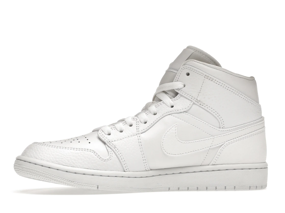 Air Jordan 1 Mid Triple White (2022)