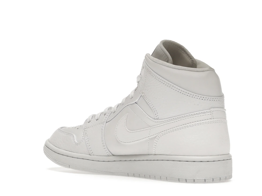 Air Jordan 1 Mid Triple White (2022)