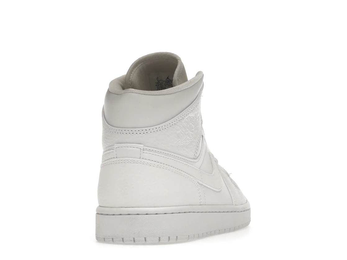 Air Jordan 1 Mid Triple White (2022)