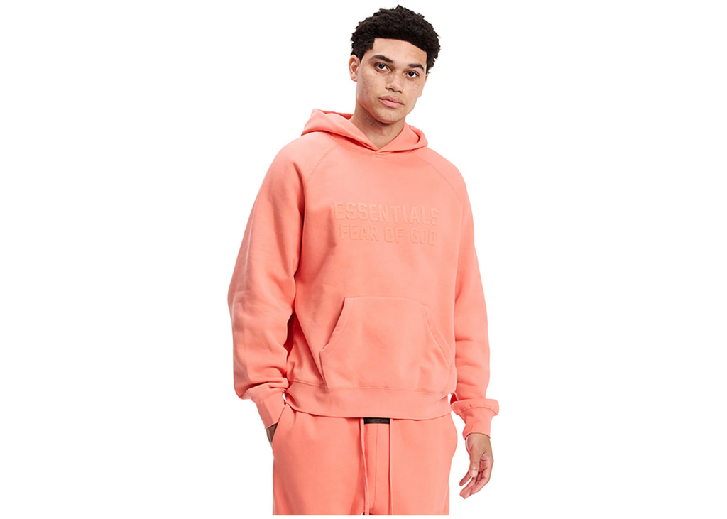 Fear of God Essentials Hoodie Coral