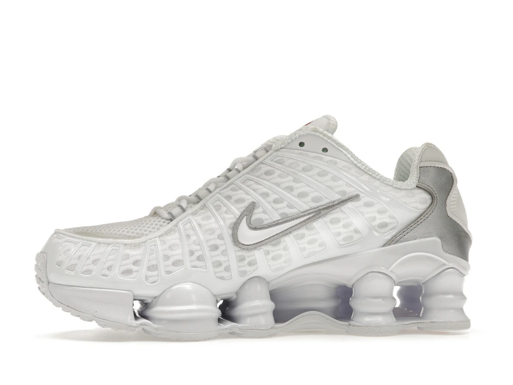 Nike Shox TL White Metallic Silver Max Orange (W)