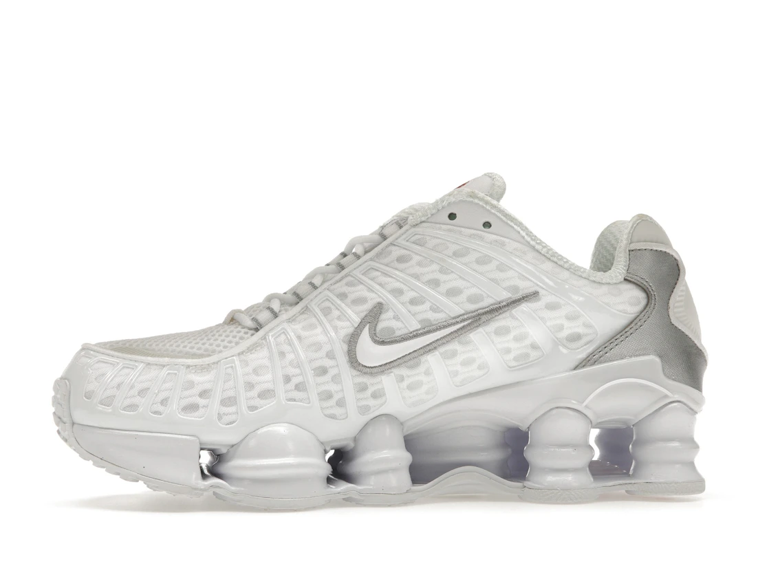 Nike Shox TL White Metallic Silver Max Orange (W)