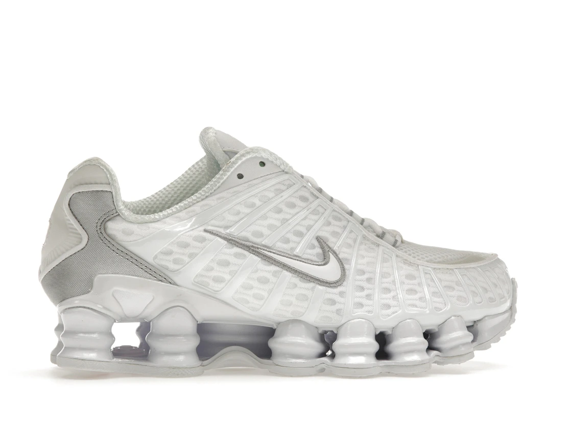 Nike Shox TL White Metallic Silver Max Orange (W)