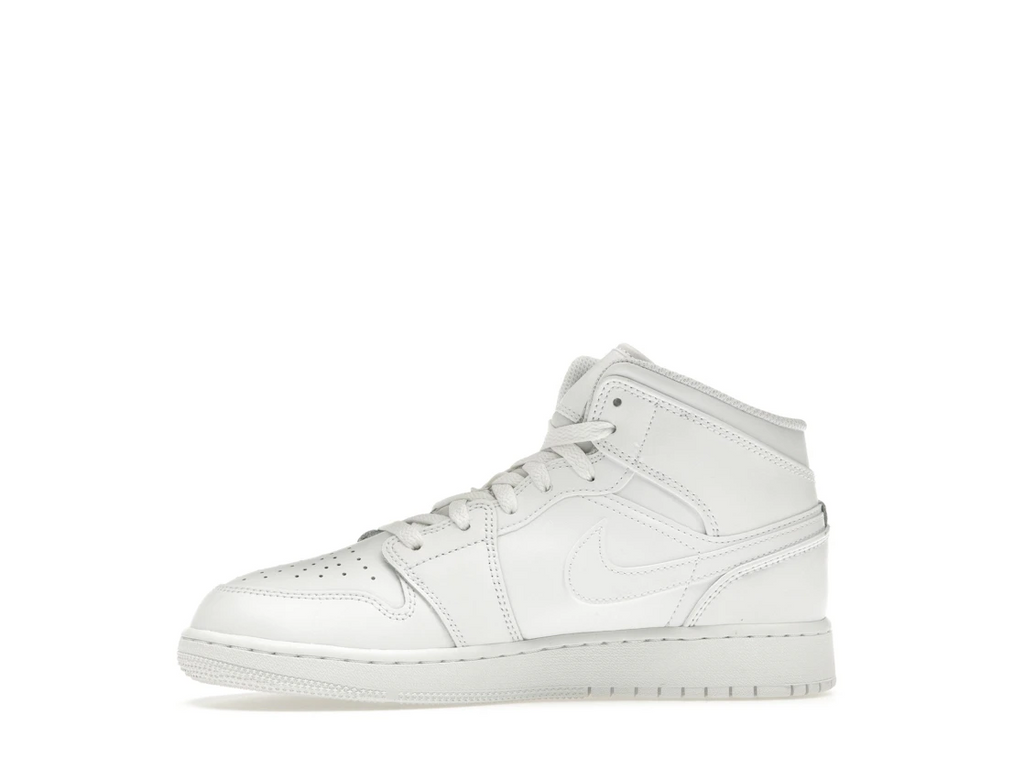 Jordan 1 Mid Triple White (2023) (GS)