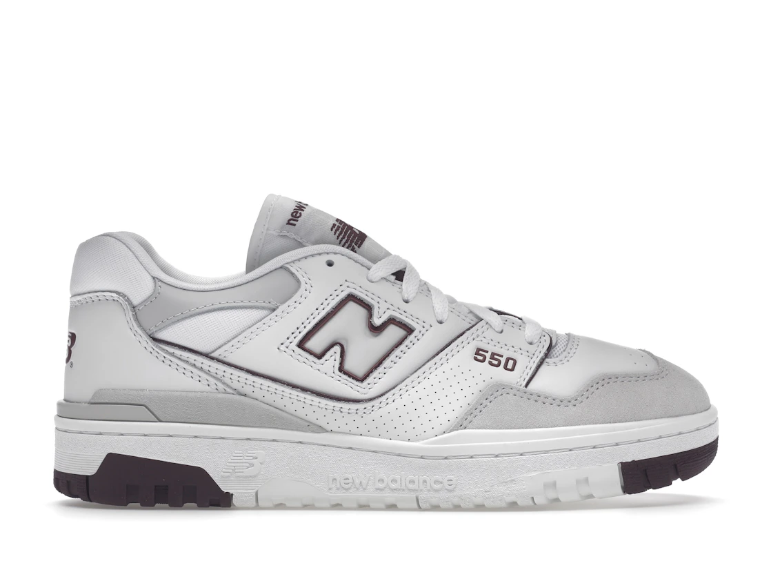New Balance 550 Summer Fog Burgundy