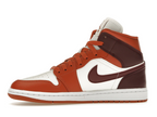Jordan 1 Mid Dusty Peach Night Maroon (W)