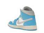 Jordan 1 Mid Dark Powder Blue White Sail Neutral Grey (W)