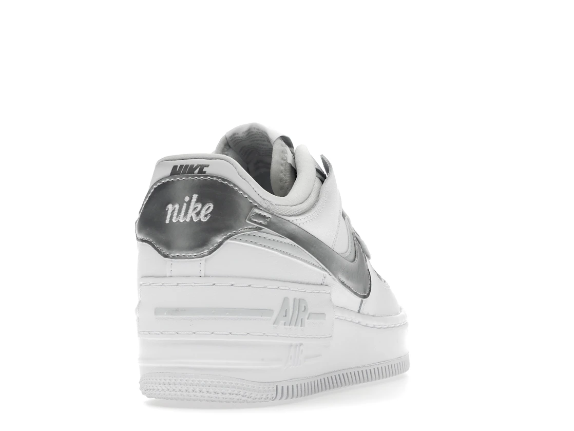Nike Air Force 1 Low Shadow White Pure Platinum Metallic Silver (W)