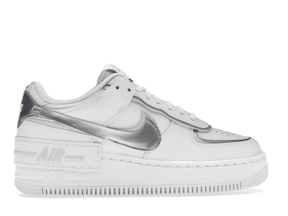 Nike Air Force 1 Low Shadow White Pure Platinum Metallic Silver (W)