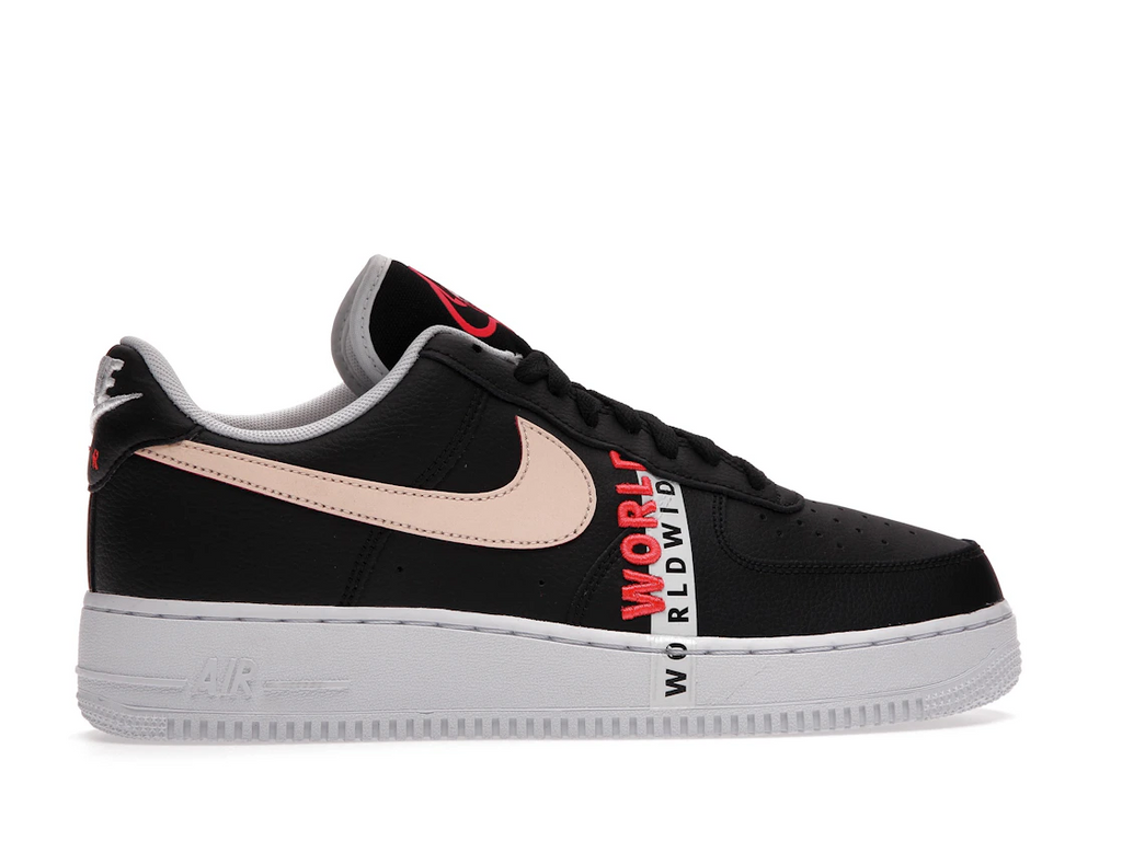 Nike Air Force 1 Low '07 LV8 Worldwide Pack Black Flash Crimson