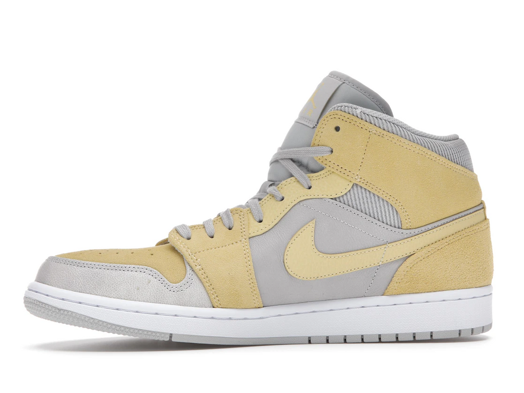 Jordan 1 Mid Mixed Textures Yellow