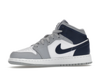 Jordan 1 Mid Wolf Grey Midnight Navy (GS)