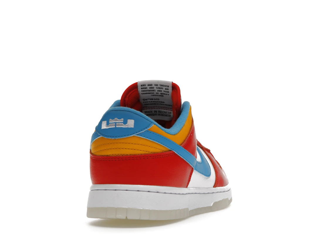 LeBron James x Nike Dunk Low Fruity Pebbles