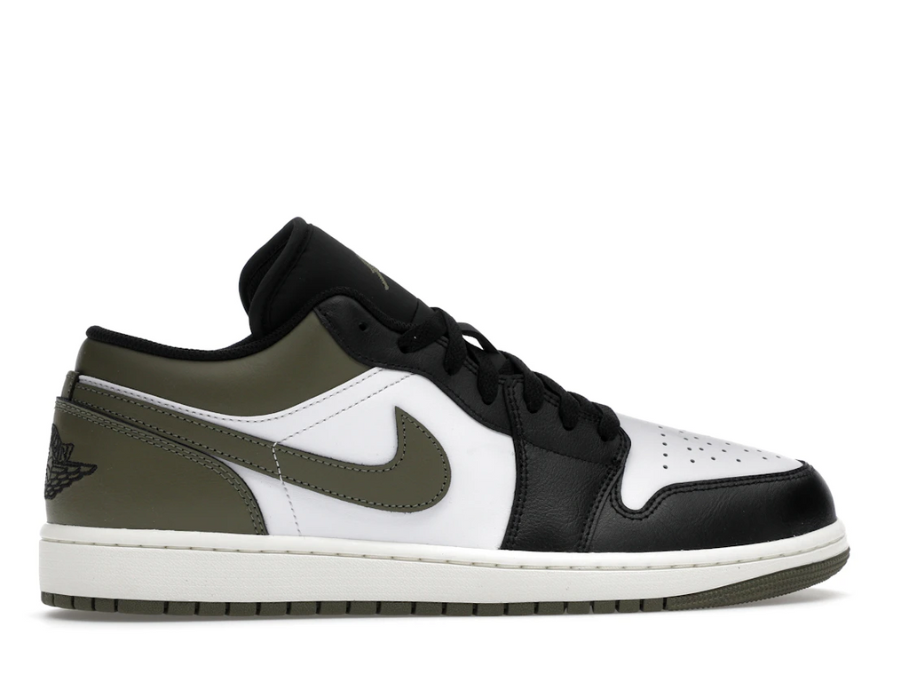 Jordan 1 Low Black Toe Medium Olive