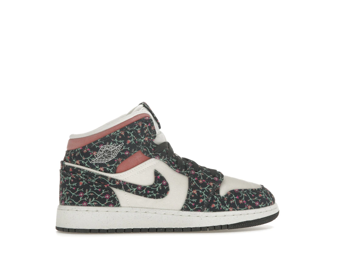 Jordan 1 Mid SE Floral (GS)