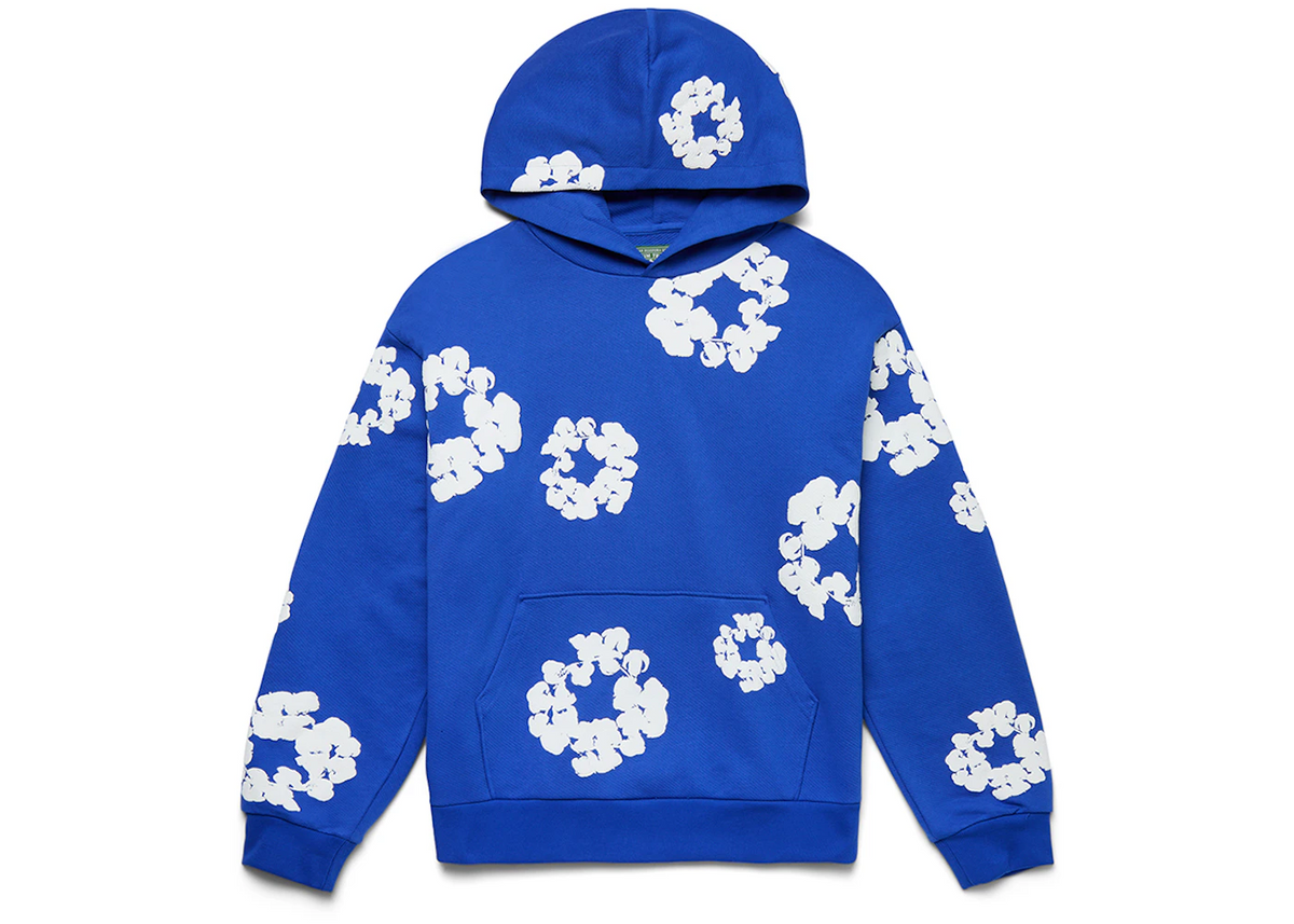 Denim Tears The Cotton Wreath Sweatshirt Royal Blue ADONIO