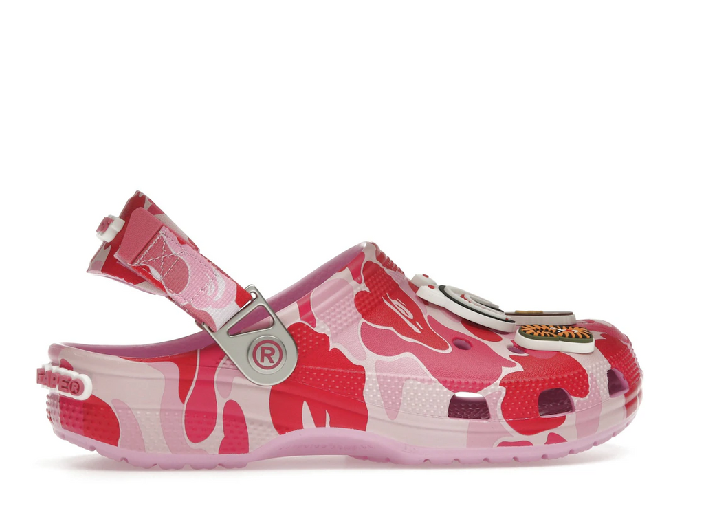 tenisky a boty Crocs Classic Clog A Bathing Ape ABC Camo Pink ADONIO