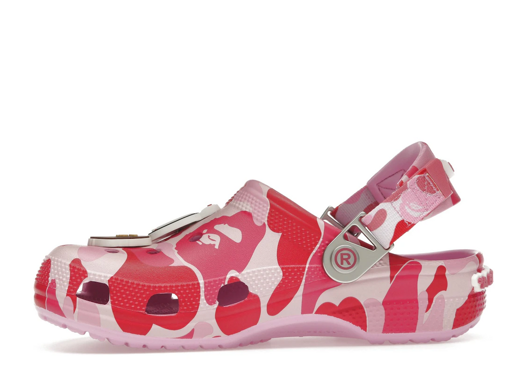 tenisky a boty Crocs Classic Clog A Bathing Ape ABC Camo Pink ADONIO