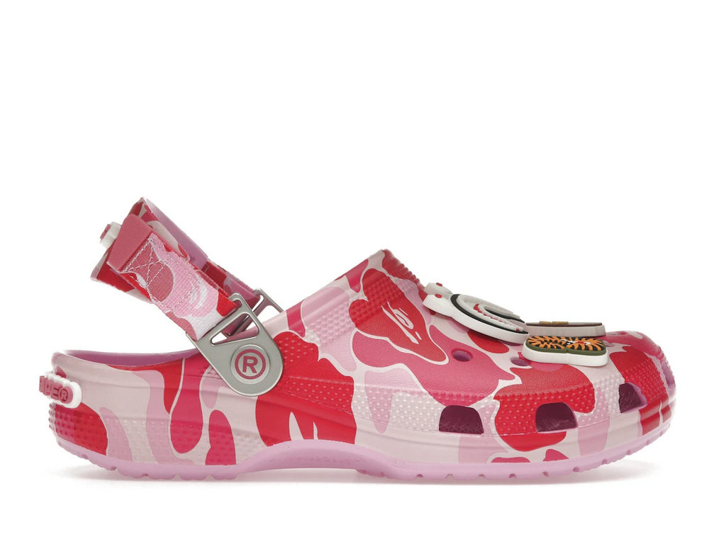 tenisky a boty Crocs Classic Clog A Bathing Ape ABC Camo Pink ADONIO