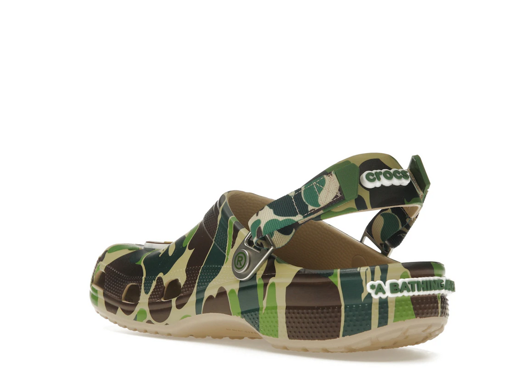 Crocs Classic Clog A Bathing Ape ABC Camo Green