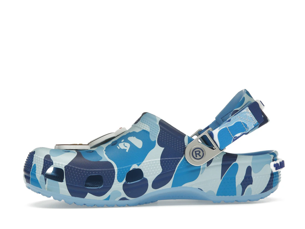 Crocs Classic Clog A Bathing Ape ABC Camo Blue