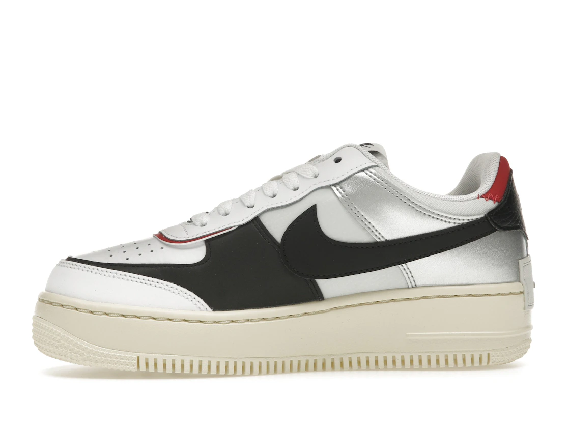 Nike Air Force 1 Low Shadow White Silver Gym Red (W)