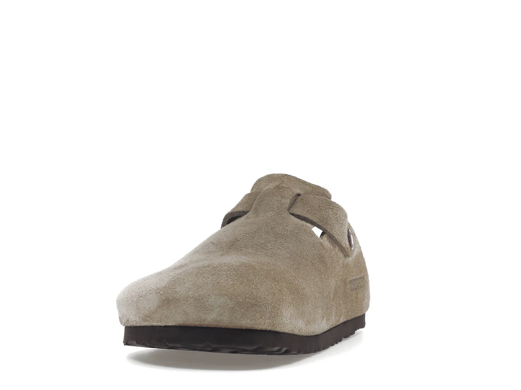 Birkenstock Boston Soft Footbed Suede Taupe