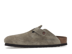 Birkenstock Boston Soft Footbed Suede Taupe (Narrow Fit)