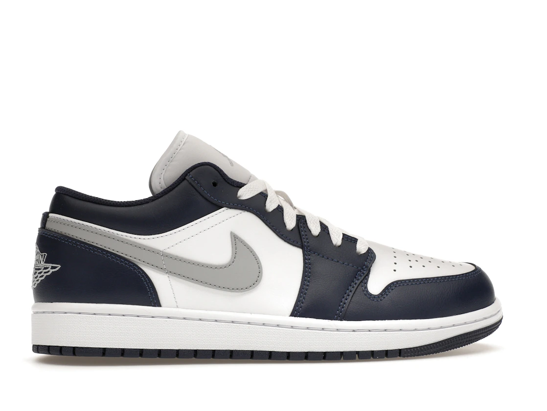 Jordan 1 Low Wolf Grey Midnight Navy