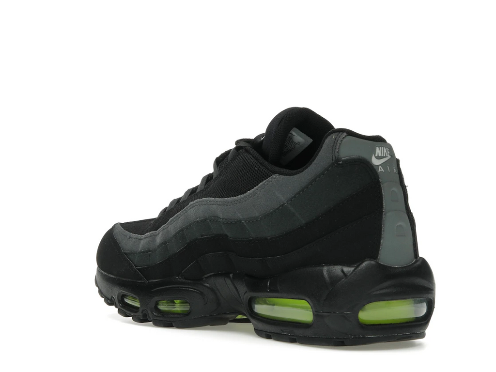 Nike Air Max 95 Retro Logo Black Grey Volt