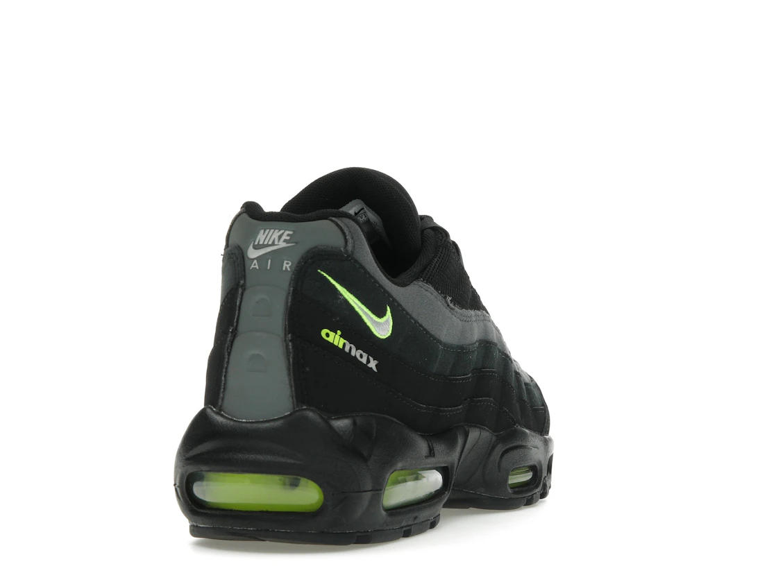 Nike Air Max 95 Retro Logo Black Grey Volt