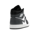 Jordan 1 Mid Black White Iron Grey