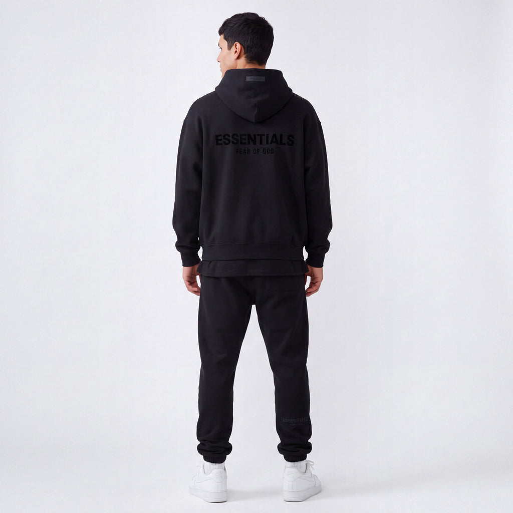 Fear of God Essentials S22 Stretch Limo Black - Celý set ADONIO