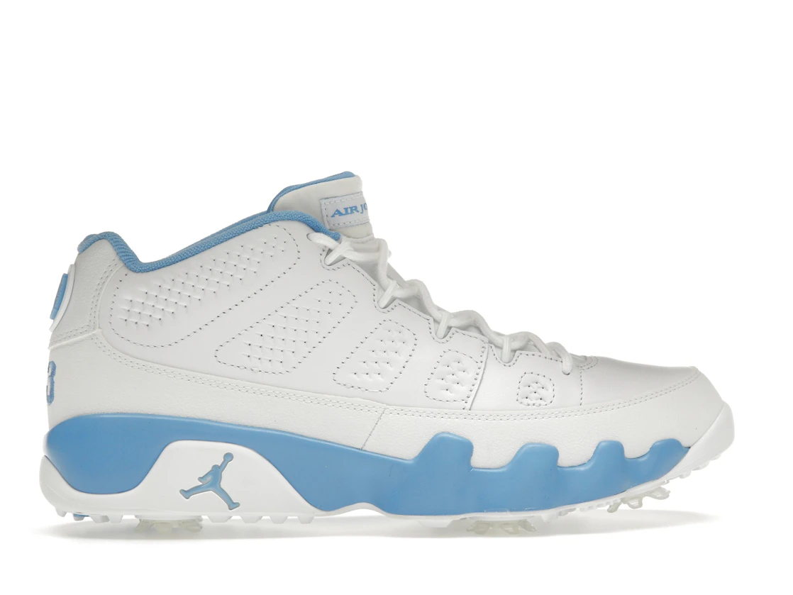 Jordan 9 Retro Low Golf White University Blue