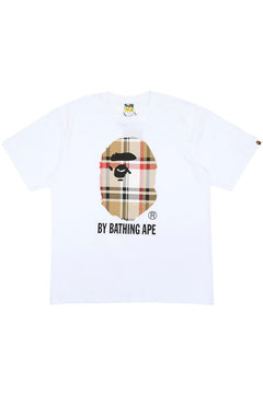 BAPE Check by Bathing T-Shirt White/Beige