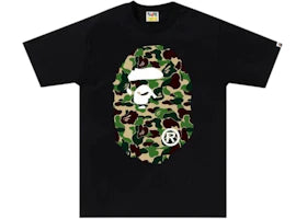 tričko BAPE ABC Camo Big Ape Head T-Shirt Black/Green 1K30-110-006 / 1K30110006BK0 ADONIO