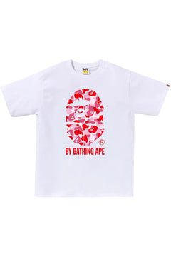 BAPE ABC Camo By Bathing Ape T-Shirt White/Pink SS25