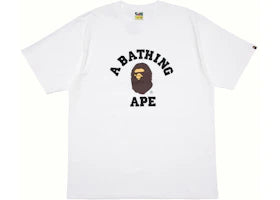 tričko BAPE College T-Shirt White ADONIO