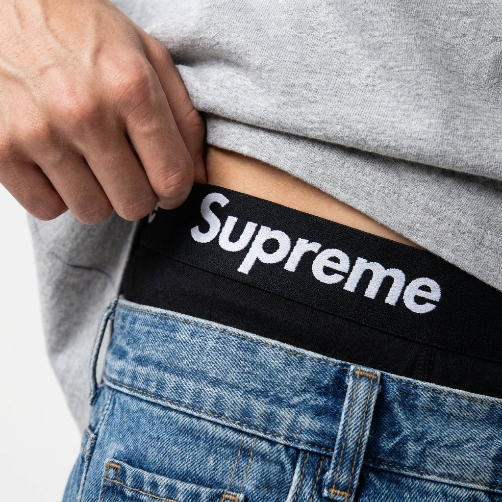 Supreme Hanes Boxer Briefs Black ADONIO