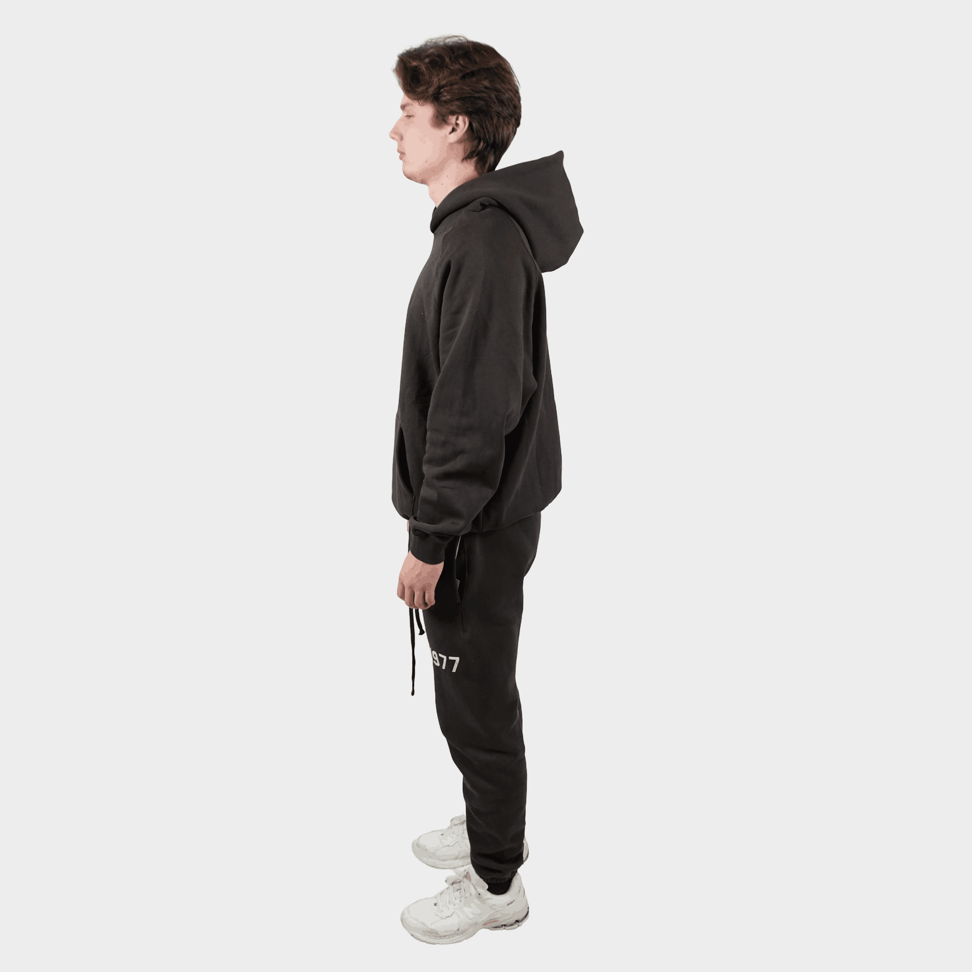 Fear of God Essentials 1977 Iron Black - Celý set